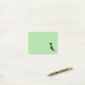 Post-it® Photographie de colibris à gorge rubis (Sur un bureau)