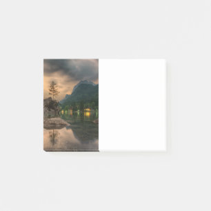 Post-it® Photographie du lac Mountain au crépuscule
