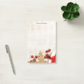 Post-it® Photographie en bois rustique avec objets de Noël (Bureau)