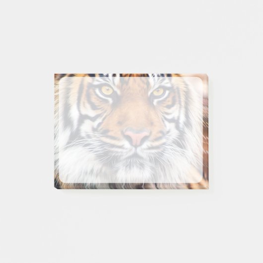 Post-it® Photographie masculine de peinture de tigre (Devant)