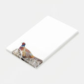 Post-it® Photos de faisan à cou circulaire 4x6 Notes (Incliné)