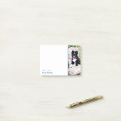 Post-it® Photos latérales Notes postales personnalisées (Sur un bureau)