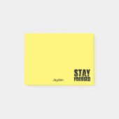 Post-it® Phrase de motivation pour rester concentré avec ty (Devant)