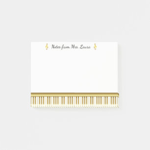 Post-it® Piano-clavier Gold Instrument de musique pour pian