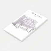 Post-it® Piano droit vintage (Incliné)