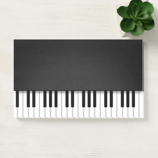 Post-it® Piano Keyboard Fun Black Music Notes (Bureau)