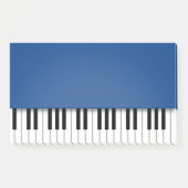 Post-it® Piano Keyboard Fun Blue Music (Devant)