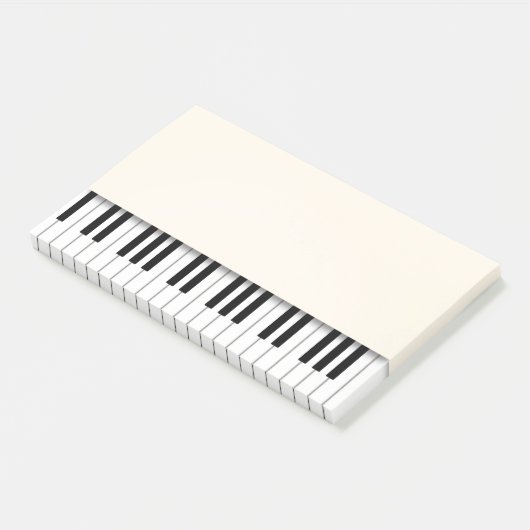 Post-it® Piano Keyboard Fun Ivory Music Notes (Incliné)