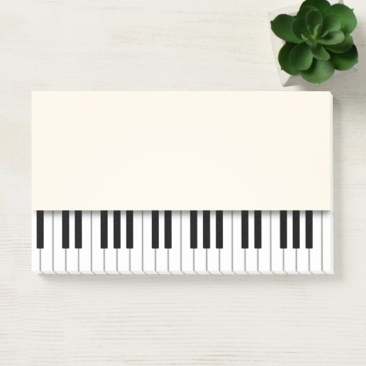 Post-it® Piano Keyboard Fun Ivory Music Notes (Bureau)