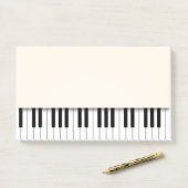 Post-it® Piano Keyboard Fun Ivory Music Notes (Sur un bureau)