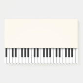 Post-it® Piano Keyboard Fun Ivory Music Notes (Devant)