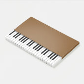 Post-it® Piano Keyboard Fun Musique Brown (Incliné)