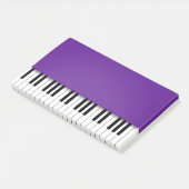 Post-it® Piano Keyboard Fun Purple Music (Incliné)