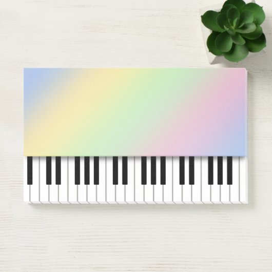 Post-it® Piano Keyboard Fun Rainbow Music (Bureau)