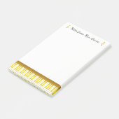 Post-it® Piano Keyboard instrument de musique Gold pour pia (Incliné)