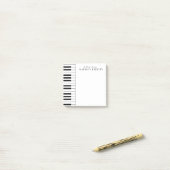 Post-it® Piano Musician Band Teacher Post-it Notes (Sur un bureau)
