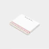 Post-it® Piano rose Gold Musique clavier pour Pianiste (Incliné)