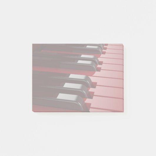 Post-it® Piano rouge (Devant)