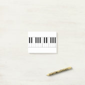 Post-it® piano, touches de piano (Sur un bureau)