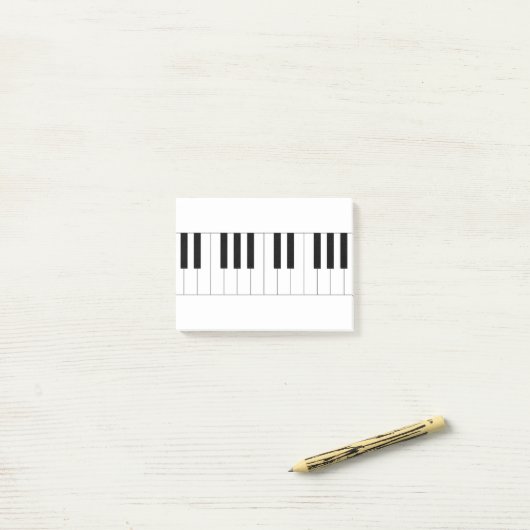 Post-it® piano, touches de piano (Sur un bureau)