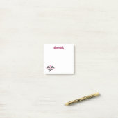 Post-it® PIckleball Gal Bonne vie (Sur un bureau)