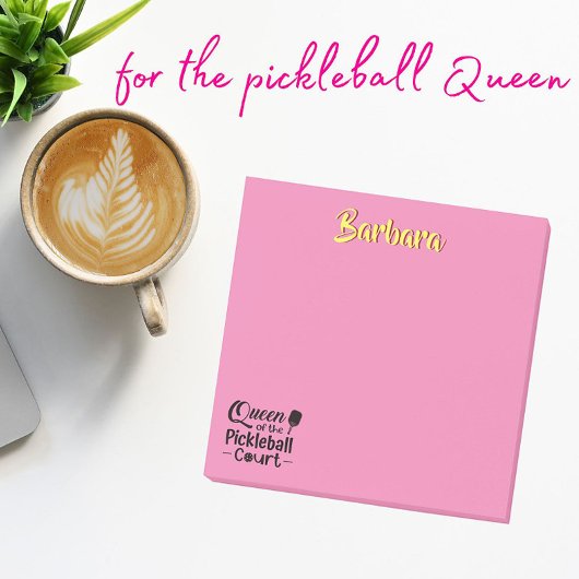 Post-it® PIckleball Gal Reine de la Cour