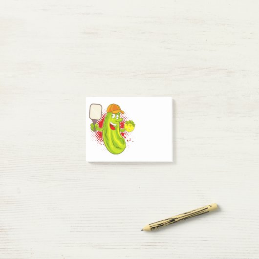 Post-it® Pickleball Pickleball (Sur un bureau)