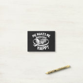 Post-it® Pie Me Rend Joyeuse Pie Drôle (Sur un bureau)