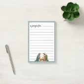 Post-it® Pièce de prière de la crèche de Noël (Bureau)