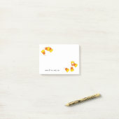 Post-it® Pièces de bonbons d'Halloween (Sur un bureau)