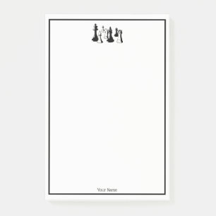 Post-it® Pièces d'échecs Art Vintage #2