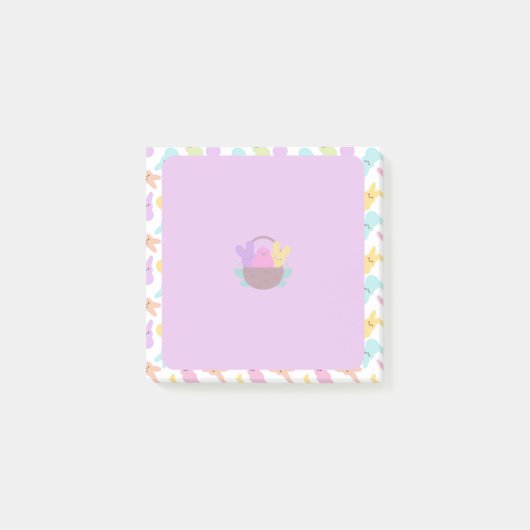 Post-it® Pieds Dans Un Panier (Devant)