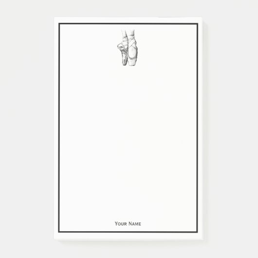 Post-it® Pieds de Ballerina à la pointe #1 (Devant)