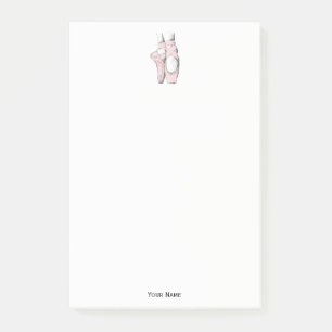 Post-it® Pieds de Ballerina sur la pointe #1 Lt Rose
