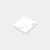 Post-it® Pieds de Ballerine sur Pointe #1 Rose Clair (Incliné)