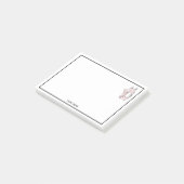 Post-it® Pieds de Ballerine sur Pointe #1 Rose Clair (Incliné)