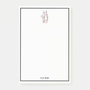 Post-it® Pieds de Ballerine sur Pointe #1 Rose Clair