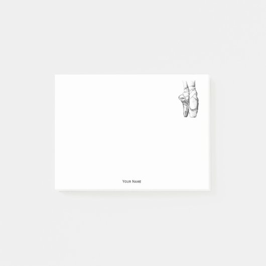 Post-it® Pieds de danseuse sur pointe #1 (Devant)