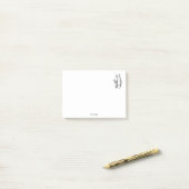 Post-it® Pieds de danseuse sur pointe #1 (Sur un bureau)