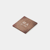 Post-it® pierre de brique rustique Brown ajouter le nom let (Incliné)