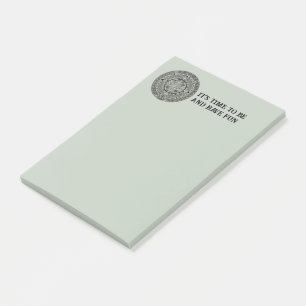 Post-it® Pierre de soleil aztèque mexicaine Calendrier maya