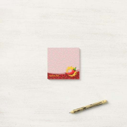 Post-it® Pierre Flame (Sur un bureau)