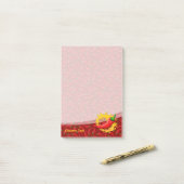 Post-it® Pierre Flame (Sur un bureau)
