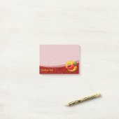 Post-it® Pierre Flame (Sur un bureau)