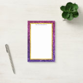 Post-it® Pierres à Parties scintillant rose et violet (Bureau)