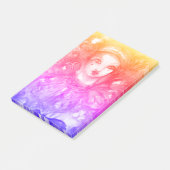 Post-it® PIERROT AVEC CAT / Mardi Gras Masquerade Party (Incliné)