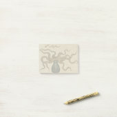 Post-it® Pieuvre Kraken Antique Faune Marine Côtière (Sur un bureau)