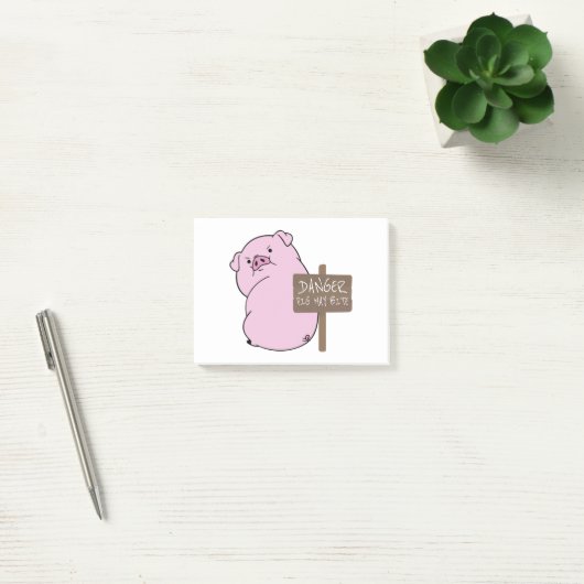 Post-it® Pig May Bite Post-It Notes (Bureau)