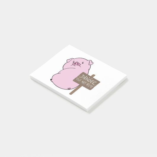 Post-it® Pig May Bite Post-It Notes (Incliné)