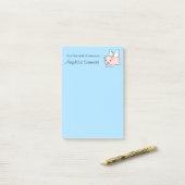 Post-it® Pig volant - Piglet avec ailes (Sur un bureau)